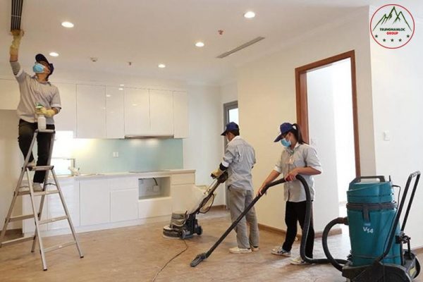 Dịch vụ vệ sinh sau khi xây dựng