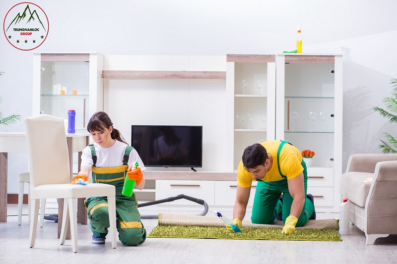 Dịch vụ vệ sinh quét dọn nhà ở quận 12 TPHCM